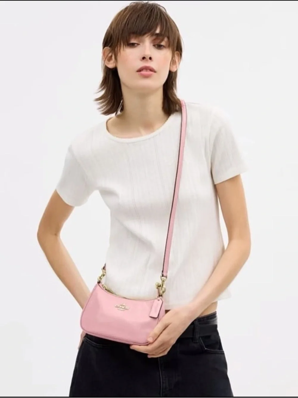 NWT！2PCS Teri Mini Crossbody Bag With Bows（cdw68）And Card Case FAST SHIPPING